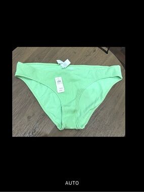 XXL aerie Light Green Crinkle Bikini Bottoms discontinued